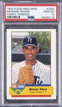 1994 Fleer Procards Tampa Yankees #2382 Mariano Rivera  - PSA GEM MT 10